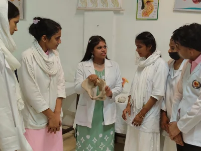 Students in Practical Session